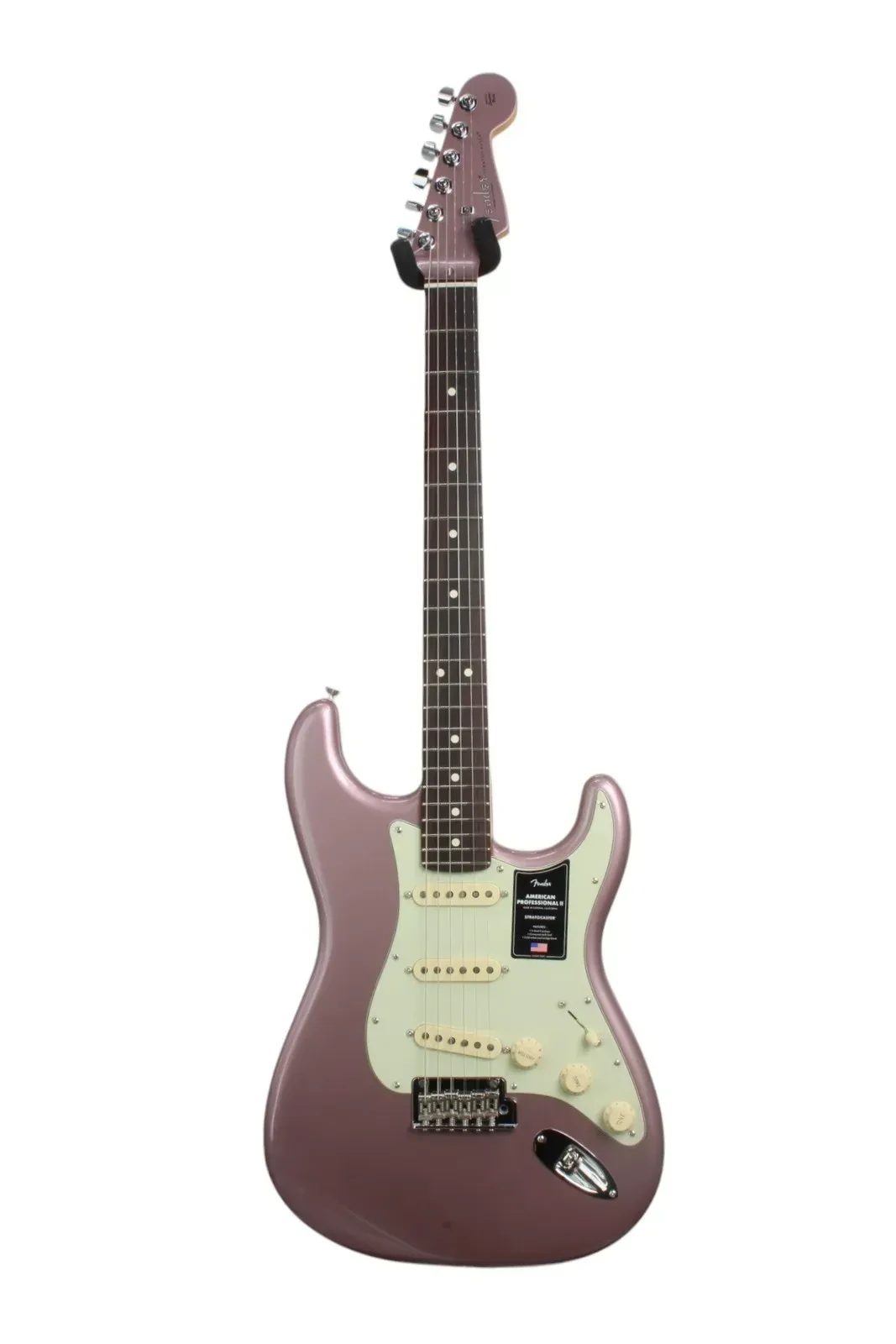 Электрогитара Fender American Professional II Matching Headcap Stratocaster Burgundy Miste Metallic