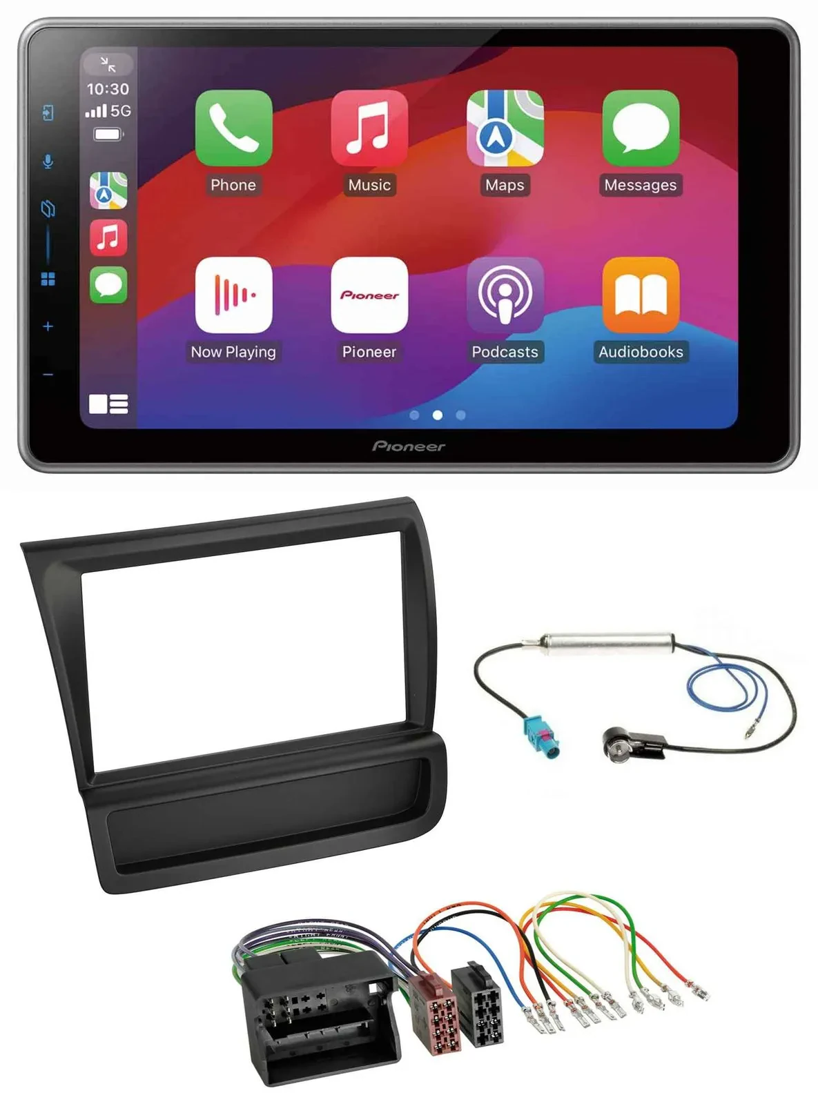 Pioneer MP3 USB DAB Bluetooth 2DIN Autoradio für Audi R8 (42, 2006-2015)