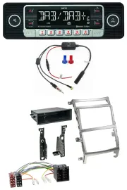 Dietz MP3 DAB Bluetooth USB Autoradio für Hyundai ix55 (2009-2012) silber