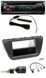 Pioneer USB DAB Lenkrad Bluetooth CD Autoradio für Suzuki SX4 (ab 2013)
