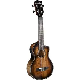 Укулеле концерт Breedlove Pursuit Exotic CE Myrtlewood Concert A/E Ukulele Suede Burst