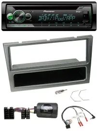 Автомагнитола Pioneer USB MP3 DAB CD для Opel Corsa C (2000–2004), алюминий