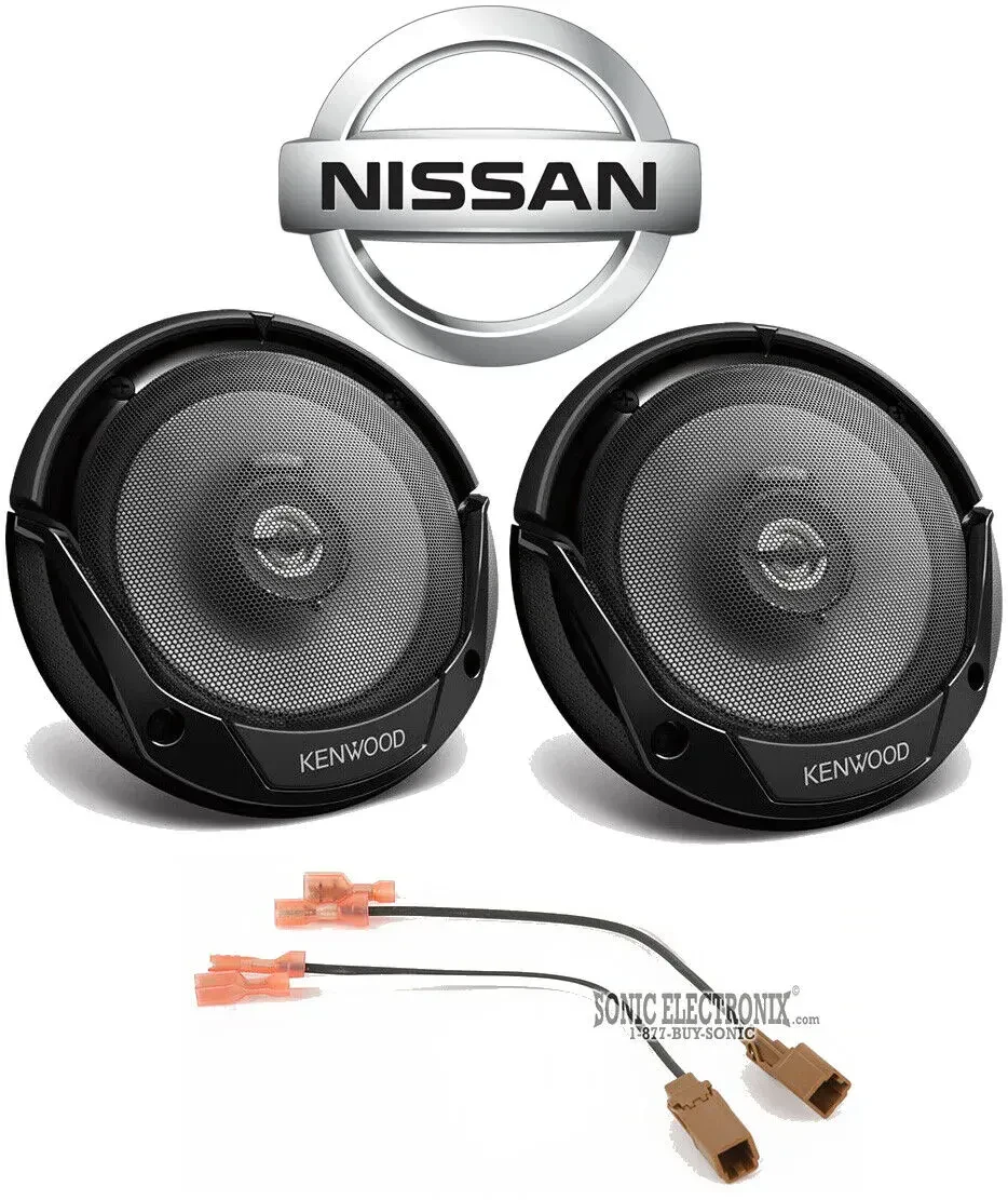 Автомобильный динамик Kenwood KFC-1666S 6.5" для Nissan Altima 2002–2006 (передние двери)