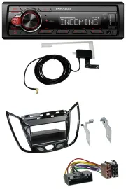 Pioneer MP3 AUX CD DAB USB Autoradio für Ford C-Max Kuga Klavierlack schwarz