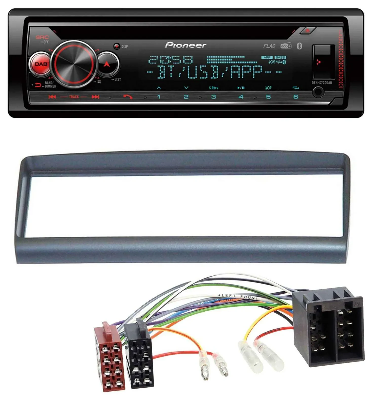 Pioneer MP3 DAB CD Bluetooth USB Autoradio für Alfa Romeo Spider GTV 1994-2005