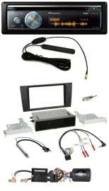 Pioneer CD USB Bluetooth DAB Lenkrad Autoradio für Audi A4 (2000-2001)