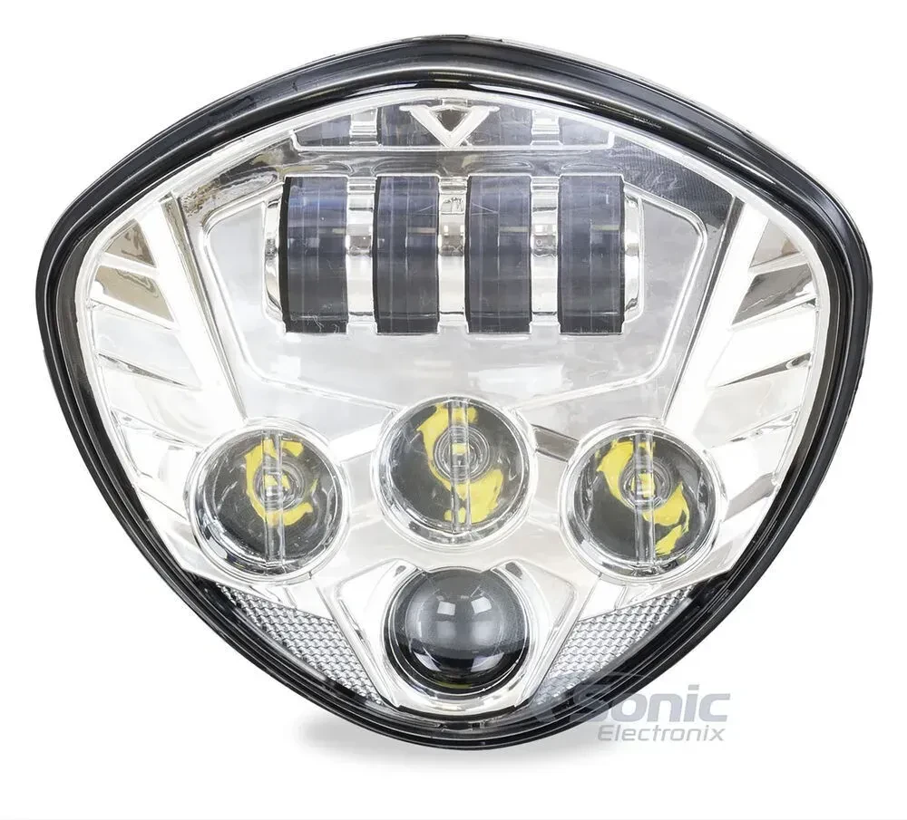 Metra HE-VICS1 Headlight 2007-2015 Victory Motorcycles Silver Front