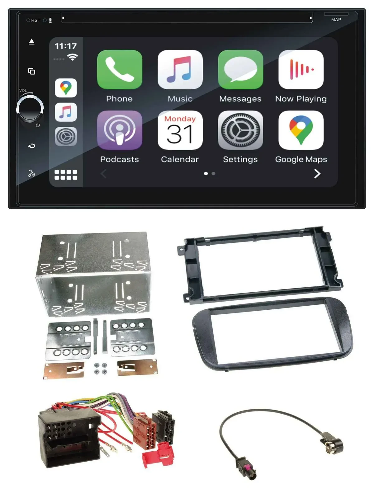 Blaupunkt 2DIN Bluetooth DAB USB DVD MP3 Autoradio für Ford C-Max Galaxy Focus a