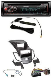 Pioneer USB DAB MP3 Bluetooth CD Autoradio für Ford Fiesta 10-17 Display schwarz