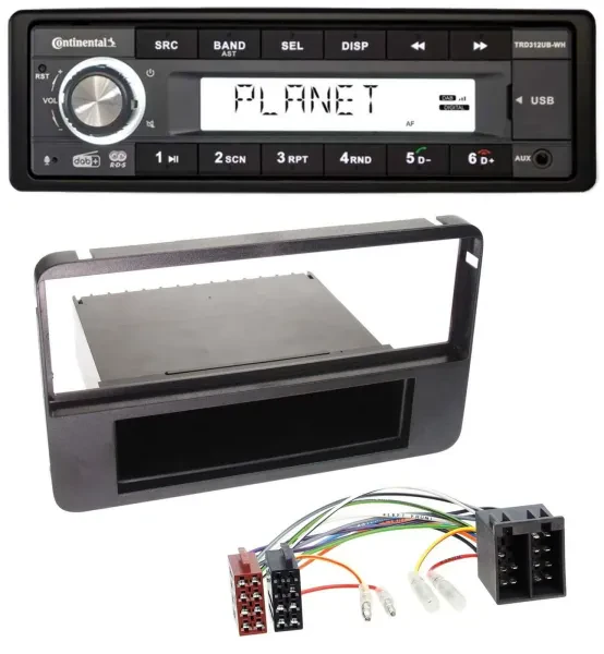 Continental USB 1DIN AUX DAB MP3 Autoradio für Alfa Romeo 159 Brera Spider 06-10
