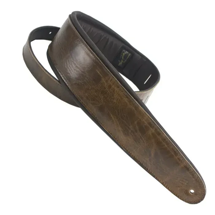 Ремень для гитары Henry Heller HPAD35-8 Capri Leather Brown