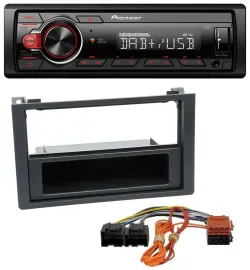 Pioneer MP3 1DIN DAB USB AUX Autoradio für Saab 9.3 (ab 2006)