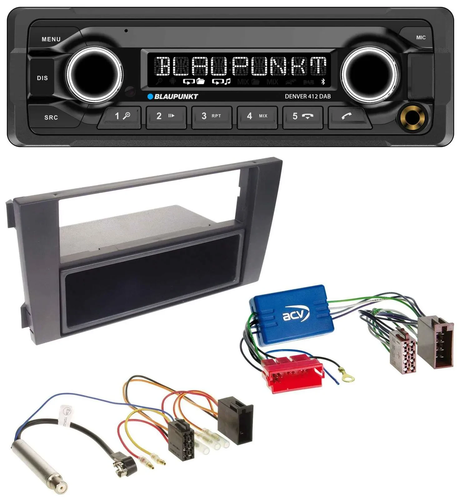 Blaupunkt Bluetooth DAB MP3 USB Autoradio für Audi A6 C5 01-05 Symphony Aktivsys