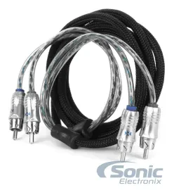 NEW! NVX XIX22 2m/6.56 ft 2-Channel Twisted Pair RCA Audio Interconnect Cable