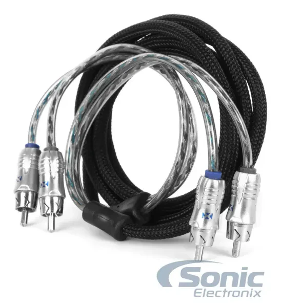 NEW! NVX XIX22 2m/6.56 ft 2-Channel Twisted Pair RCA Audio Interconnect Cable