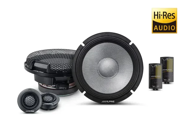 Alpine R2-S65C | 200W RMS 6.5" R-Series 2-Way Component Car Speakers