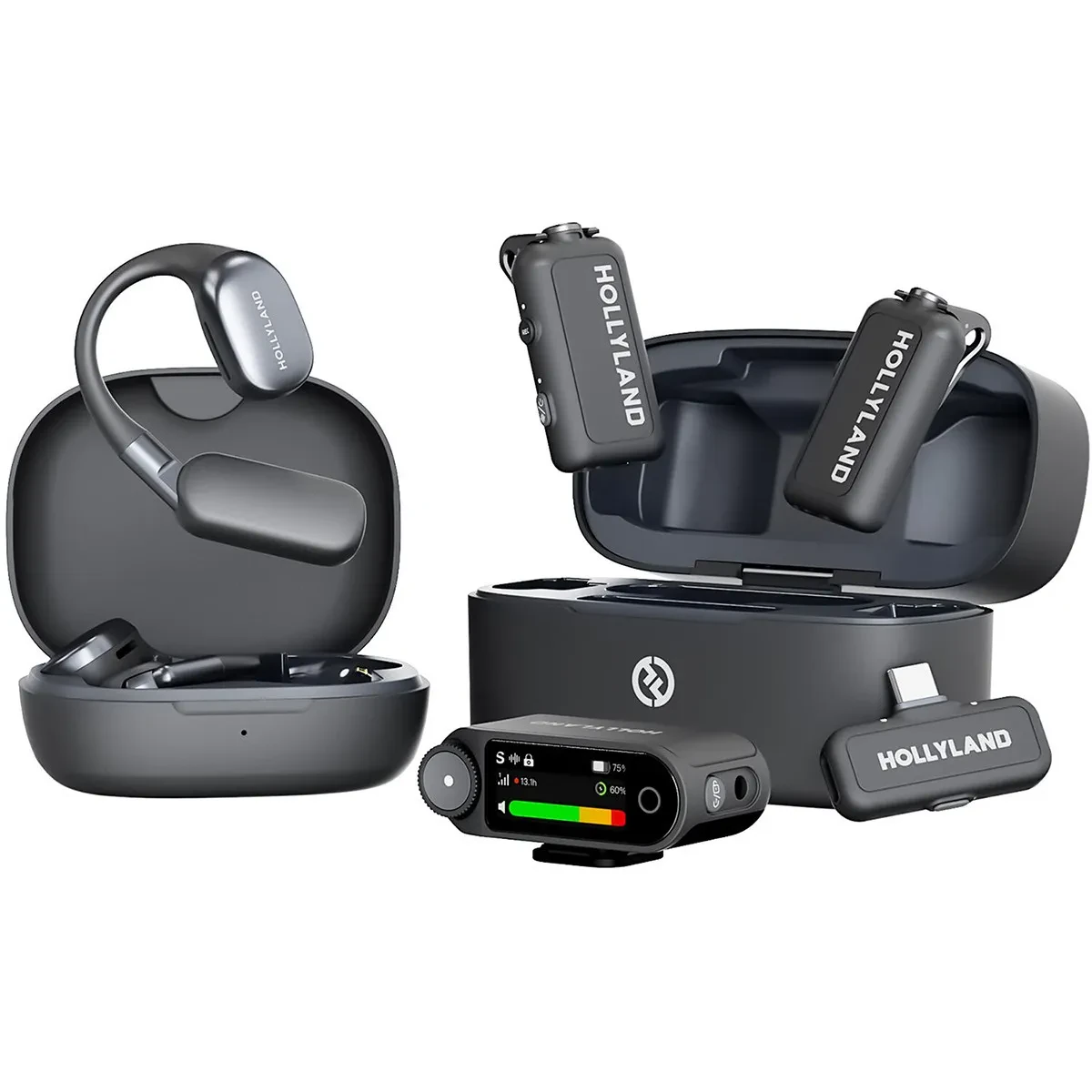 Hollyland LARK MAX 2 Ultimate Combo 2-Person Wireless Lavalier Microphone System