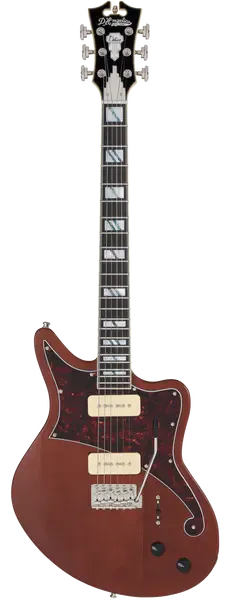 Электрогитара D'Angelico Deluxe Bedford Matte Walnut