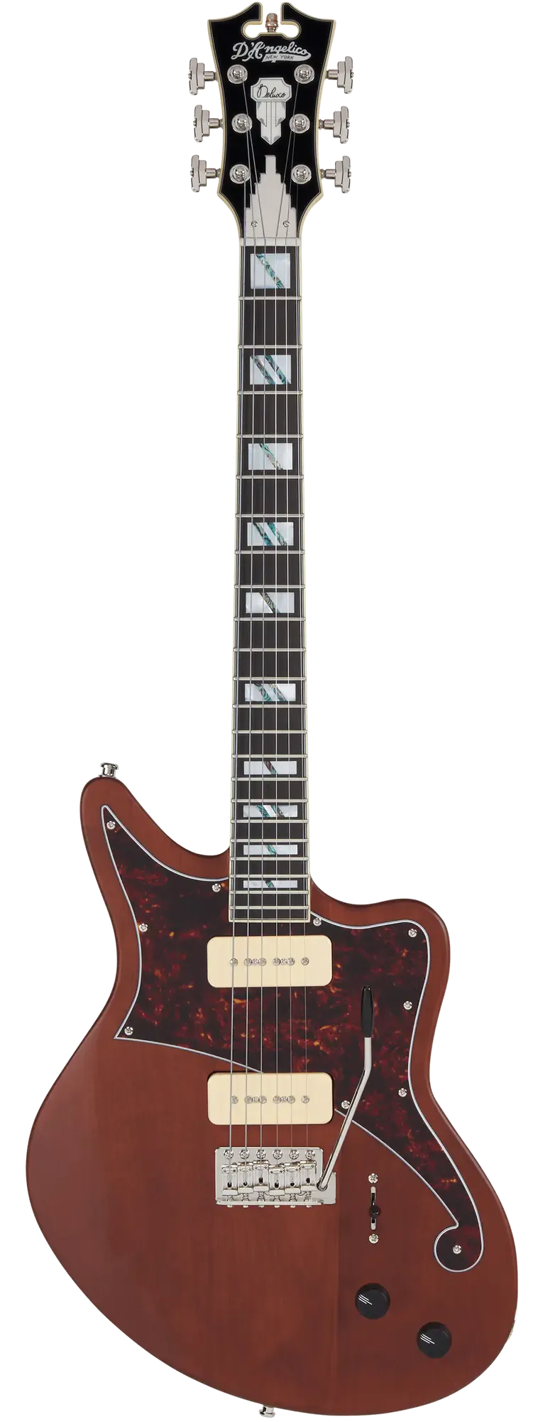 Электрогитара D'Angelico Deluxe Bedford Matte Walnut