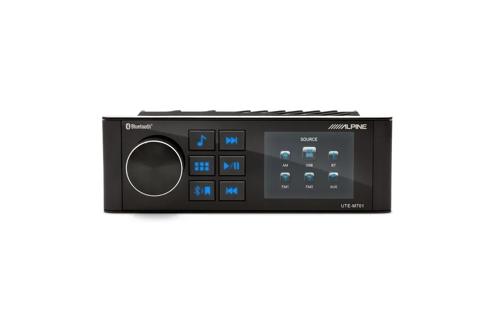Автомагнитола для морского применения Alpine UTE-M701 2.8" без CD
