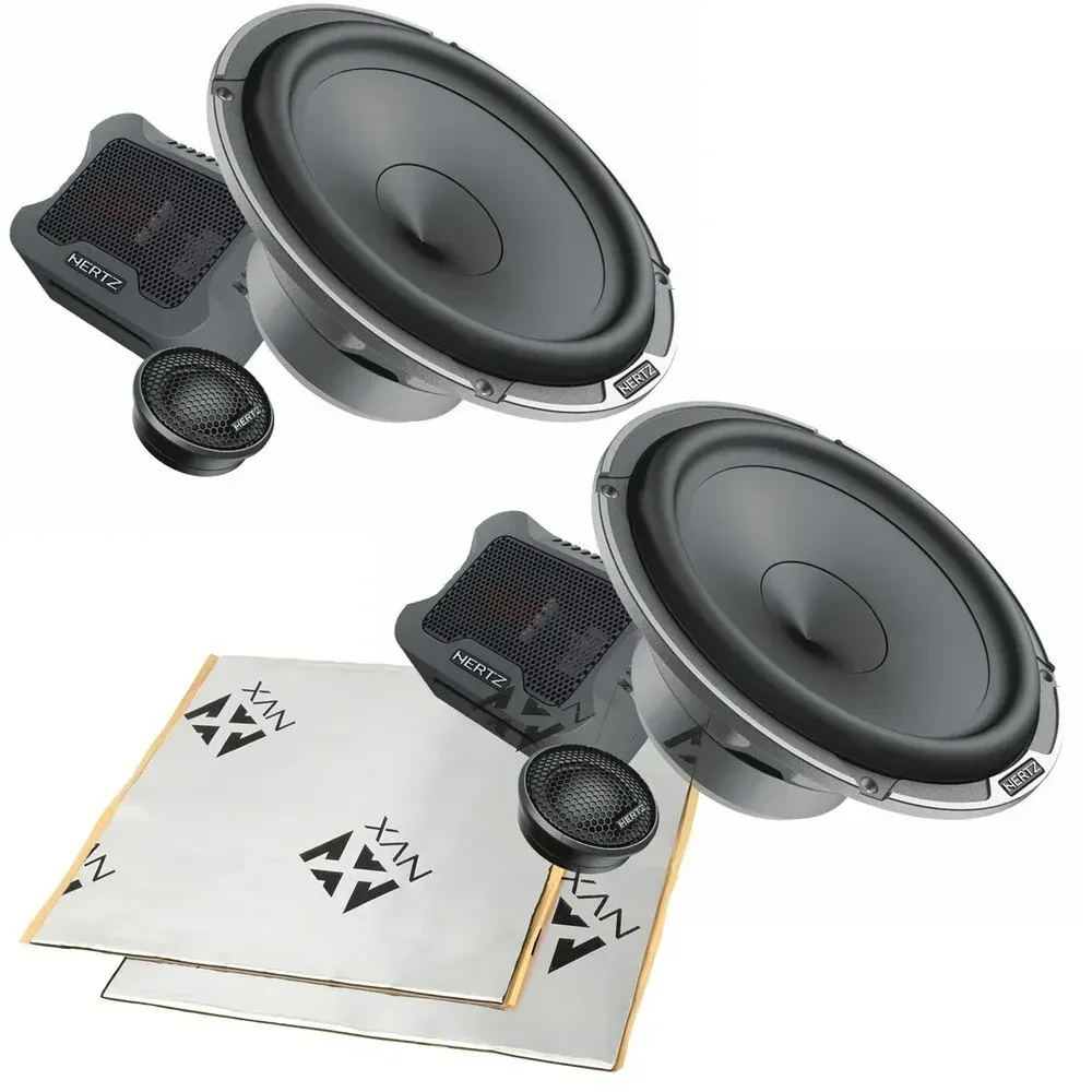 Hertz MPK165.3 220W RMS 6.5" Component Speaker with Sound Damping
