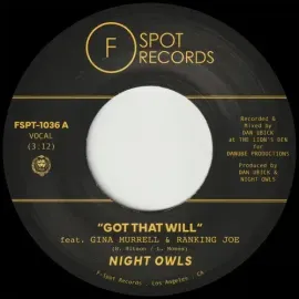 Виниловая пластинка Night Owls - Got That Will B/w Got That Dub [New 7" Vinyl]