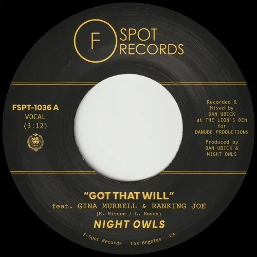Виниловая пластинка Night Owls - Got That Will B/w Got That Dub [New 7" Vinyl]