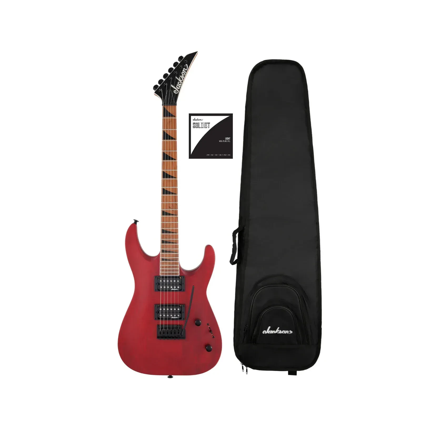 Jackson JS Series DInky Arch Top JS24 Guitar Red StaIn w Gig Bag and StrIngs