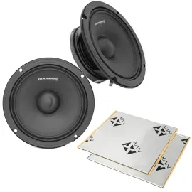 Diamond MSPRO8 500W RMS 8" Coaxial Speakers w/ Sound Damping