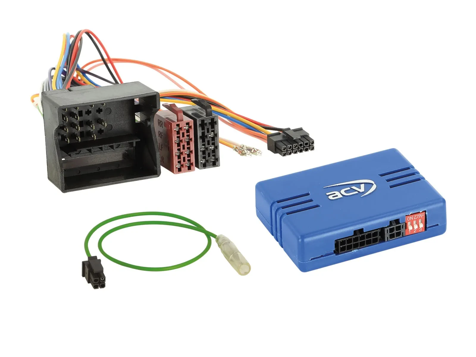 ACV CAN-Bus- Lenkradadapter für Mercedes Quadlock Kenwood JVC 1 Kabel 42-1190-70