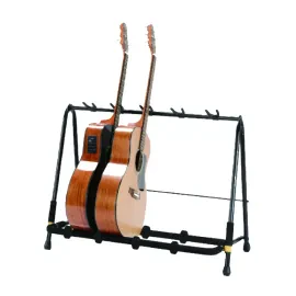 Hercules 5-Piece Guitar Display Rack 640mm Height and Expandable to10 Guitars