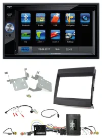 Blaupunkt 2DIN Bluetooth TMC USB Lenkrad SD Navigation für Porsche Cayenne 11-16