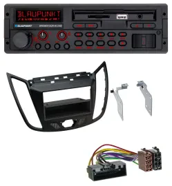 Blaupunkt SD MP3 USB Bluetooth DAB Autoradio für Ford C-Max Kuga matt schwarz