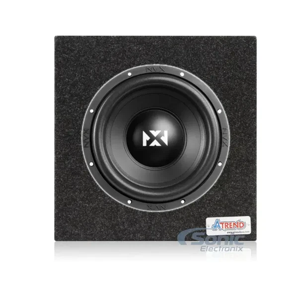 NVX NSW104 V3 500W RMS 10" Subwoofer with Enclosure (10SQL)