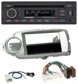 Blaupunkt USB DAB CD Bluetooth MP3 Autoradio für Toyota Yaris (11-14) - silber