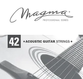 Струна одиночная для акустической гитары Magma Strings GA042PB Phosphor Bronze 042