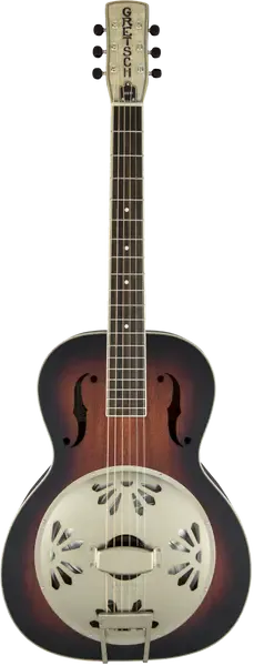 Резонаторная гитара Gretsch G9241 Alligator Biscuit Round-Neck Resonator 2-Color Sunburst