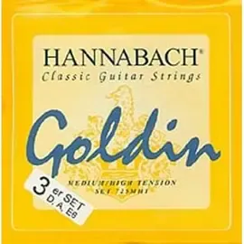Струны басовые для классической гитары Hannabach GOLDIN 7257MHT