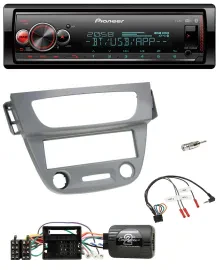 Автомагнитола для Renault Megane III 2009–2012 Pioneer Bluetooth, USB, DAB, поддержка кнопок на руле