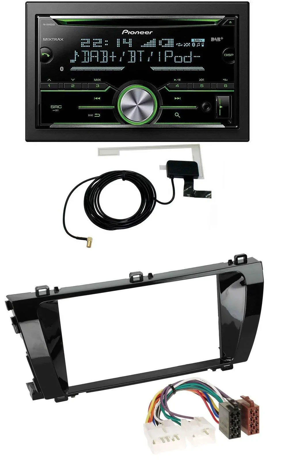 Автомагнитола для Toyota Corolla (с 2014) Pioneer CD USB MP3 Bluetooth 2DIN DAB