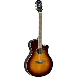 Электроакустическая гитара Yamaha APX600FM Tobacco Brown Sunburst