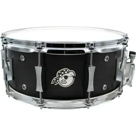 Малый барабан Pork Pie USA Custom Vented 14"x6" Raven Black, клён, 8 вентиляционных отверстий