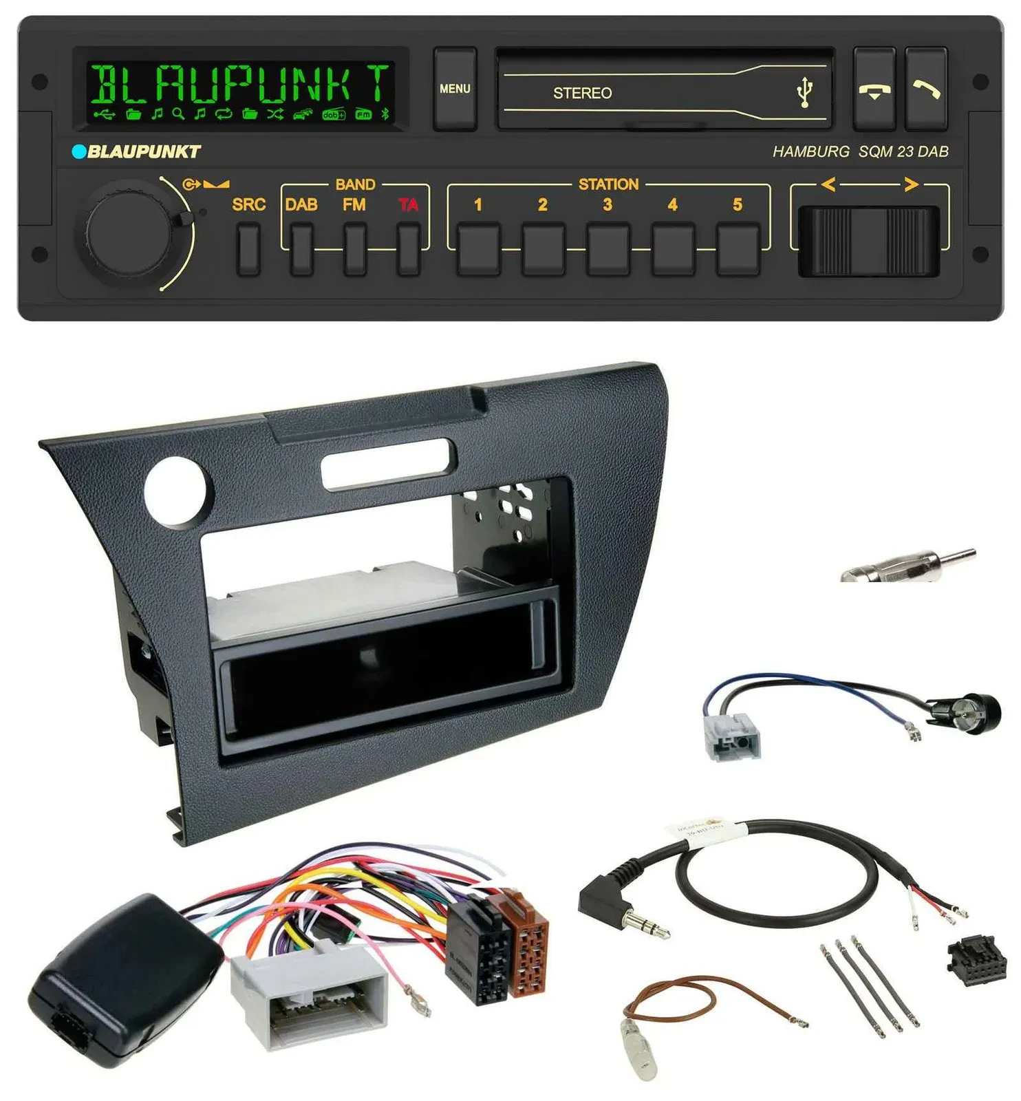 Blaupunkt USB DAB Bluetooth Lenkrad Autoradio für Honda CR-Z 2010-2013