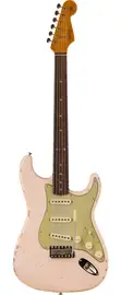 Электрогитара Fender Custom Shop Late 1962 Stratocaster Relic w/Closet Classic Hardware, Pink
