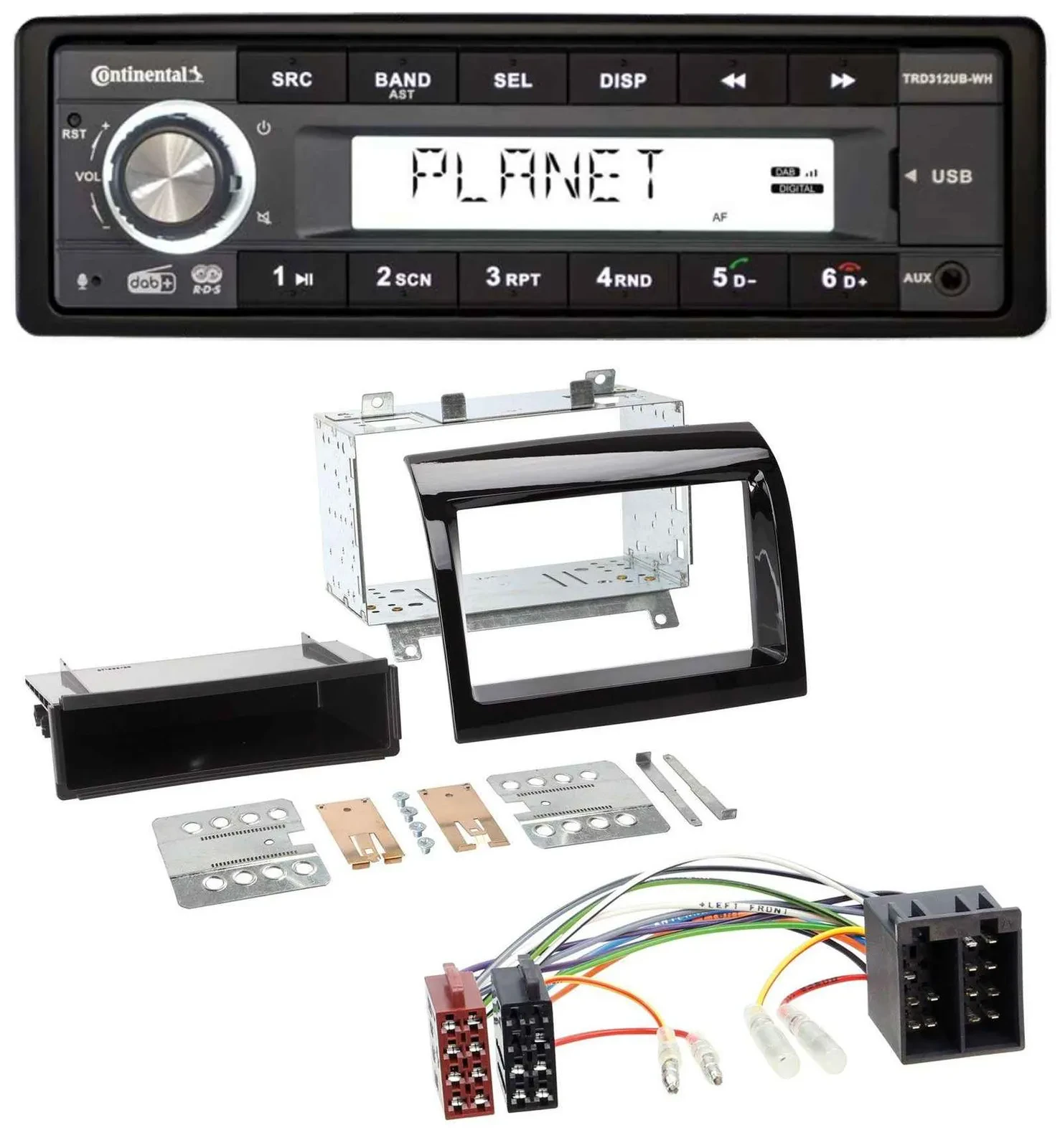 Continental USB 1DIN AUX DAB MP3 Autoradio für Peugeot Boxer Citroen Jumper Fiat