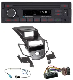 Blaupunkt DAB MP3 Bluetooth USB Autoradio für Ford Fiesta 10-17 Display schwarz