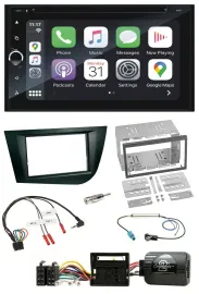 Blaupunkt DAB Lenkrad TMC Bluetooth USB 2DIN Navigation für Seat Leon 2005-2009