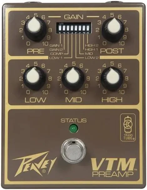 Педаль предусилителя для электрогитары PEAVEY VTM Preamp Pedal
