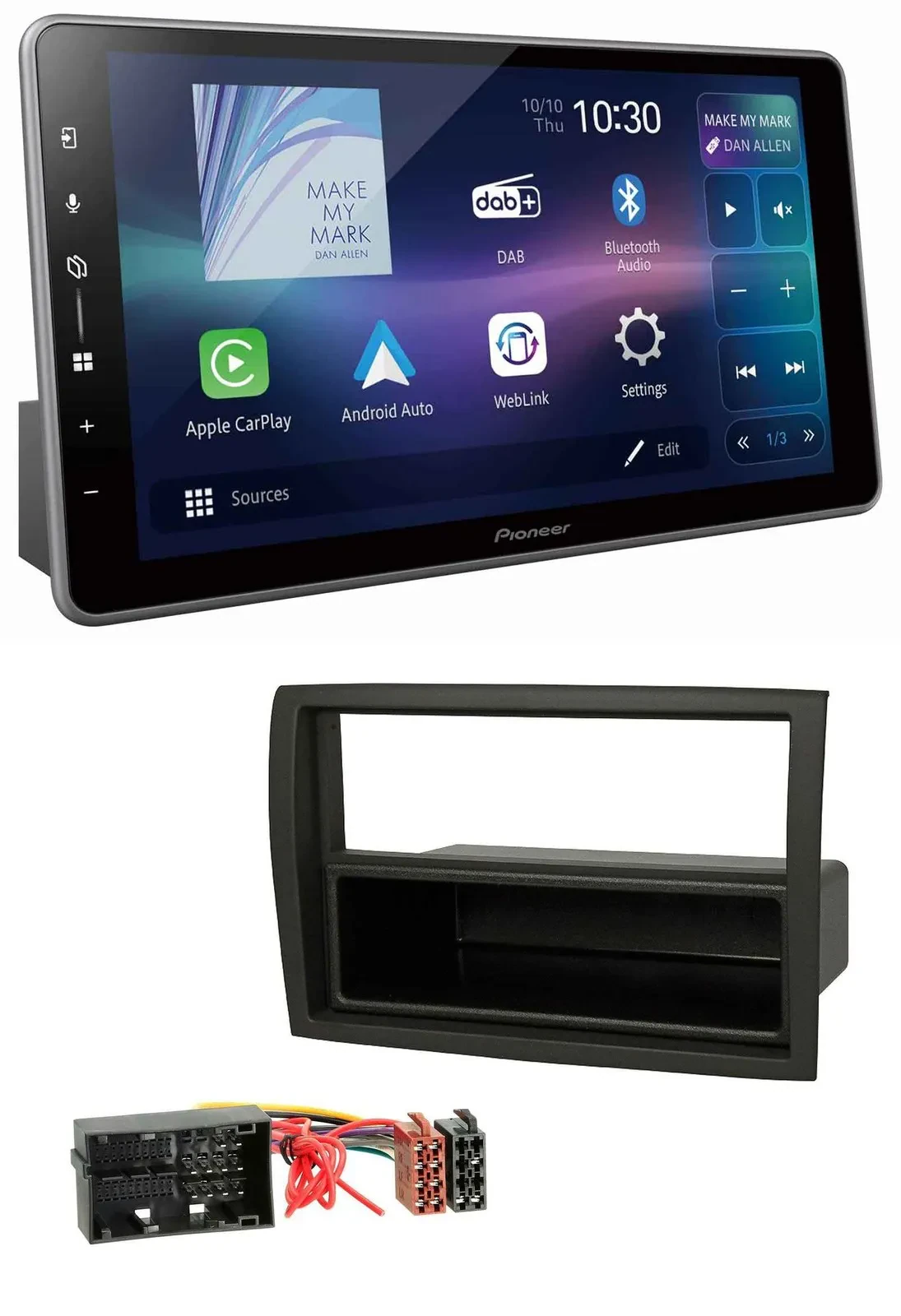 Pioneer Bluetooth USB DAB MP3 Autoradio für Fiat Ducato Citroen Jumper Peugeot B