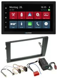 Blaupunkt MP3 Bluetooth DAB 2DIN USB Autoradio für Audi A4 B6 B7 00-08 Bose Akti